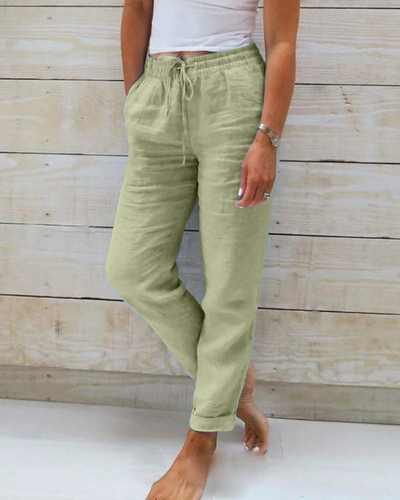 Margot — Relaxed Elastic Waist Pants