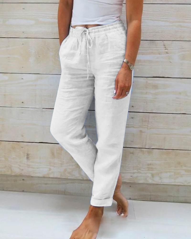 Margot — Relaxed Elastic Waist Pants