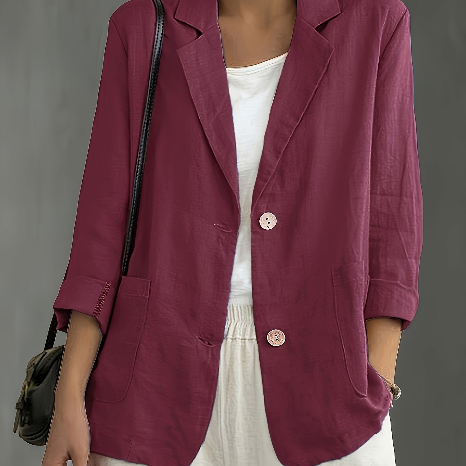 Colette – Soft Cotton-Blend Everyday Blazer