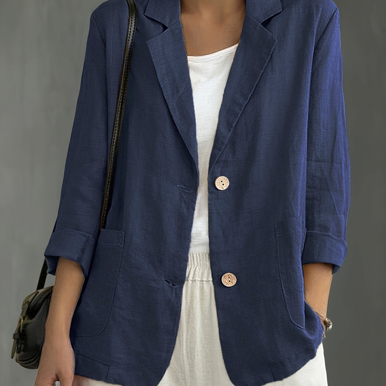 Colette – Soft Cotton-Blend Everyday Blazer
