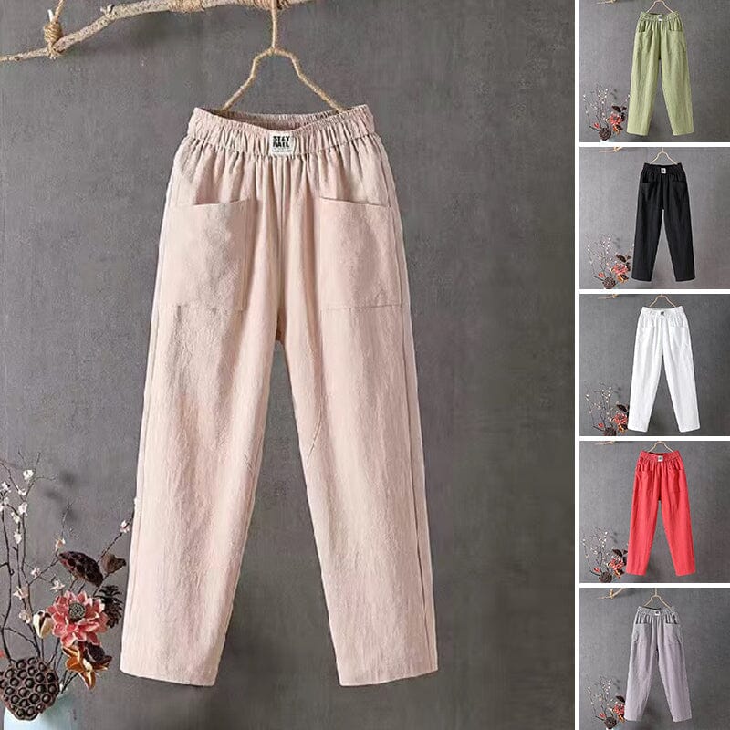 Margot — Ankle-Length Elastic Waist Pants