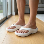 Seraphina — Soft Striped Summer Flip-Flops