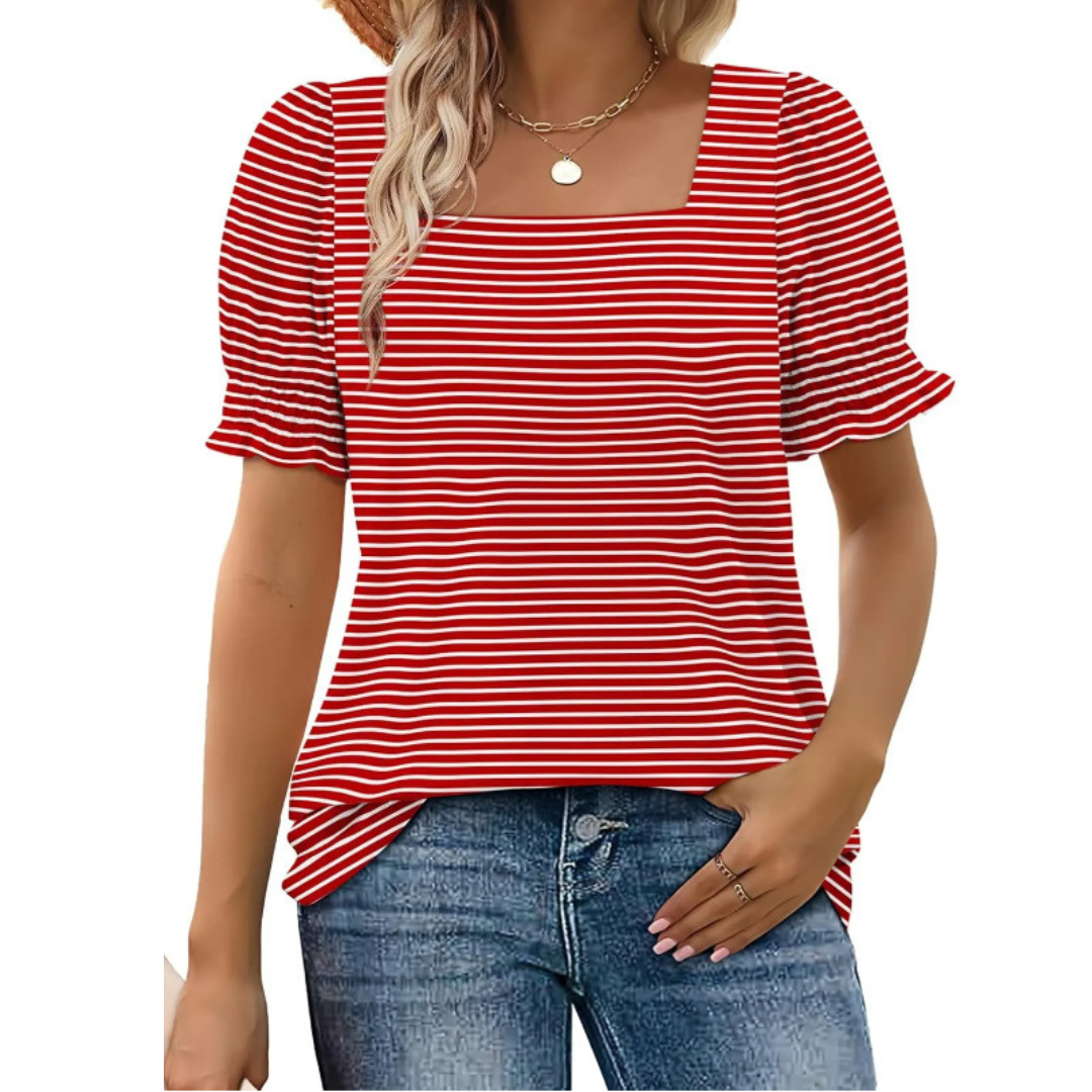 The Apolline — Ruffle Sleeve Summer Top