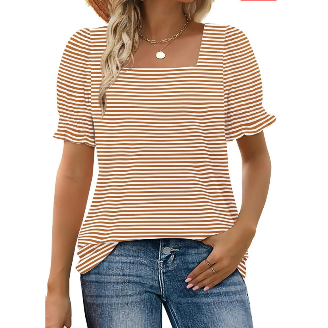 The Apolline — Ruffle Sleeve Summer Top