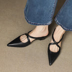 Vivienne — Pointed Slip-On Comfort Mules