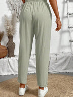Juliette — Tapered Khaki Casual Summer Pants