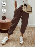 Juliette — Tapered Khaki Casual Summer Pants