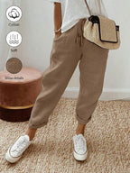 Juliette — Tapered Khaki Casual Summer Pants