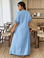 Hazel Relaxed Wrap-Around Dress