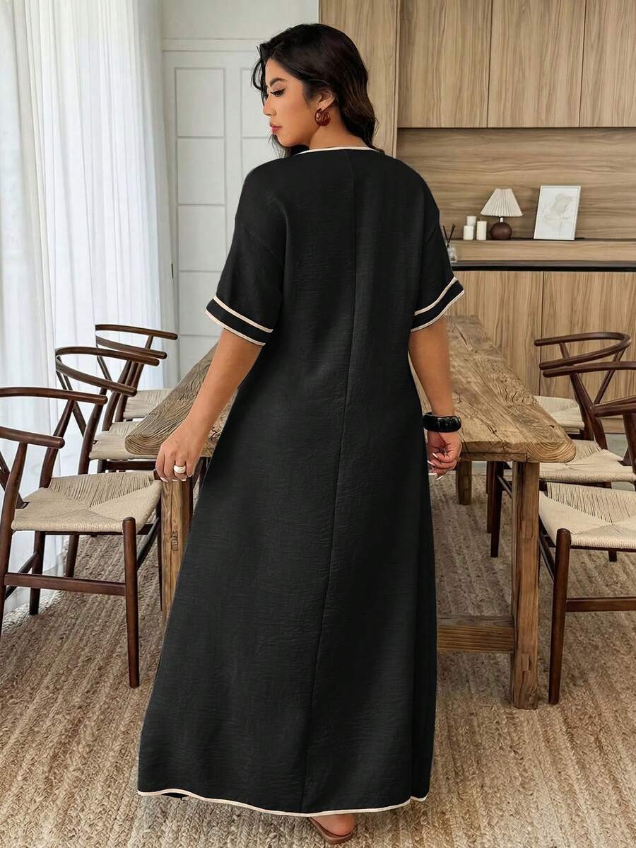Hazel Relaxed Wrap-Around Dress