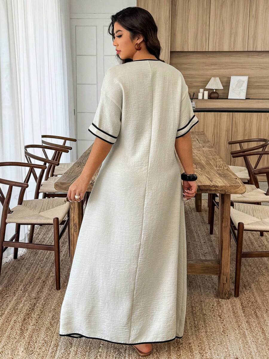 Hazel Relaxed Wrap-Around Dress