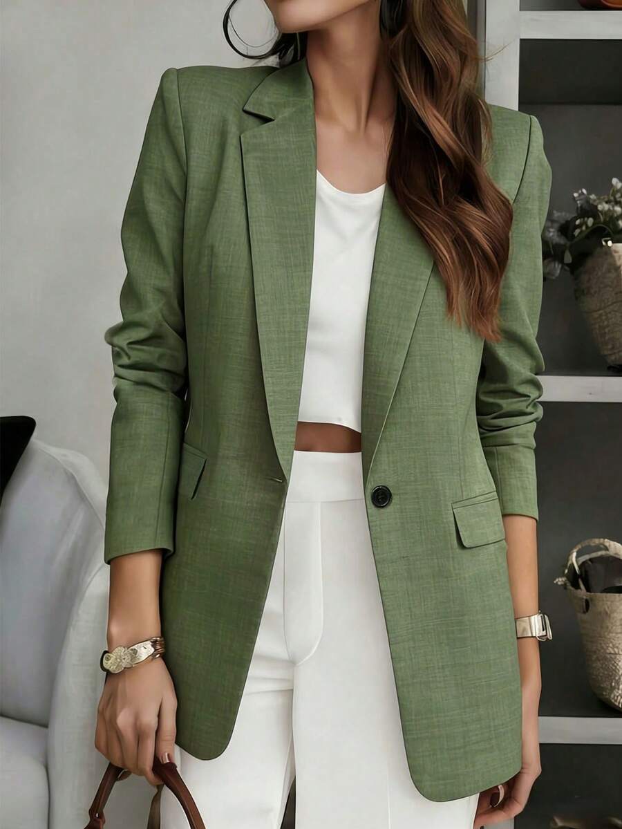 Anaïs — Soft Tailored V-Neck Blazer