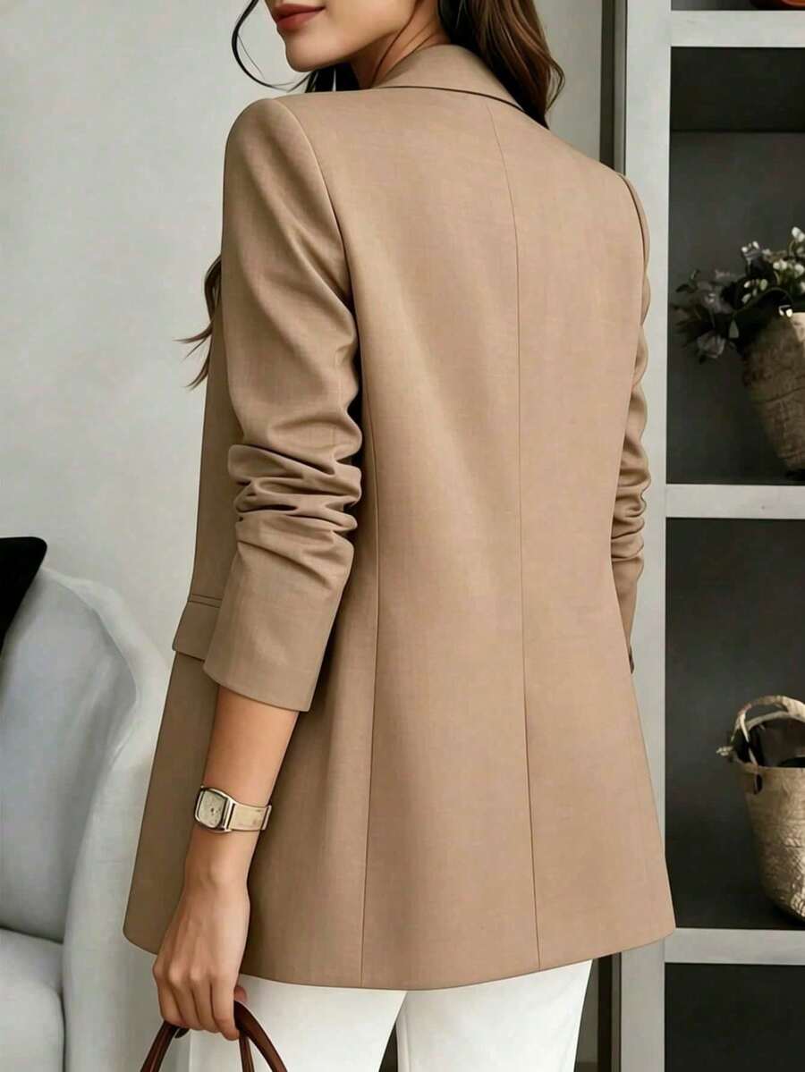 Anaïs — Soft Tailored V-Neck Blazer