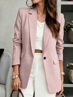 Anaïs — Soft Tailored V-Neck Blazer