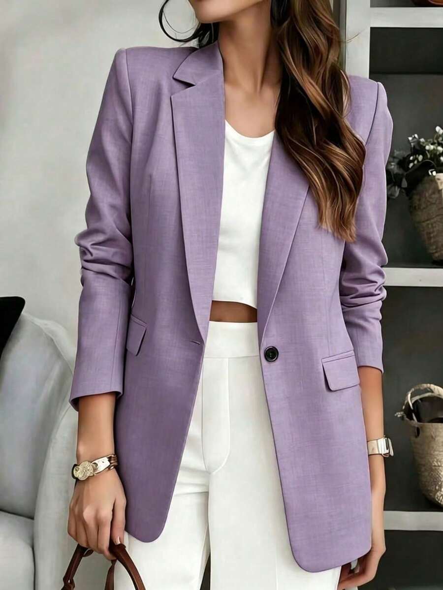 Anaïs — Soft Tailored V-Neck Blazer