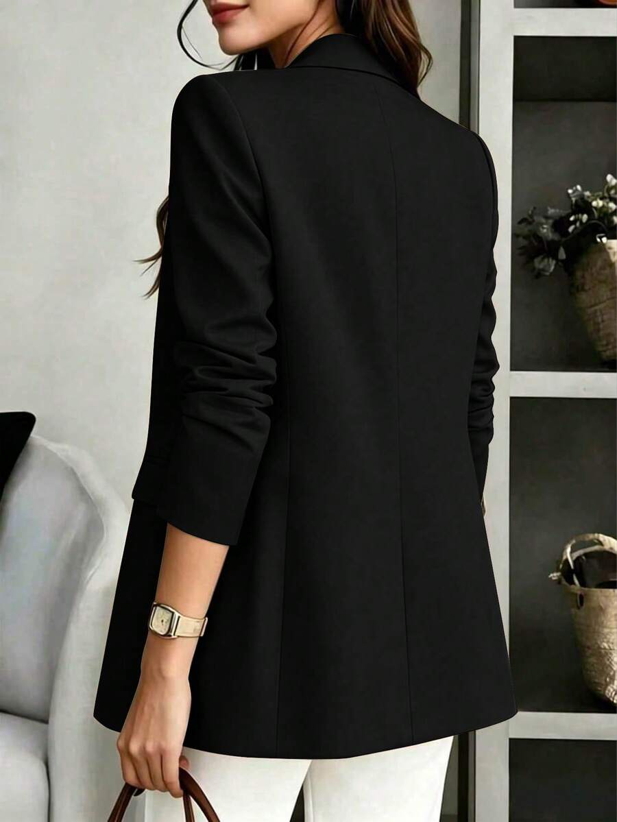 Anaïs — Soft Tailored V-Neck Blazer