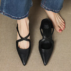 Vivienne — Pointed Slip-On Comfort Mules