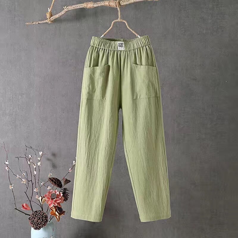 Margot — Ankle-Length Elastic Waist Pants