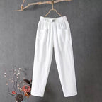 Margot — Ankle-Length Elastic Waist Pants