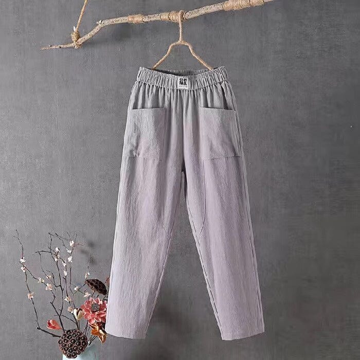 Margot — Ankle-Length Elastic Waist Pants