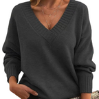 The Vivienne — Lightweight V-Neck Knit