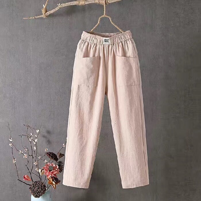 Margot — Ankle-Length Elastic Waist Pants