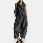 Anouk — Sleeveless Cargo Jumpsuit