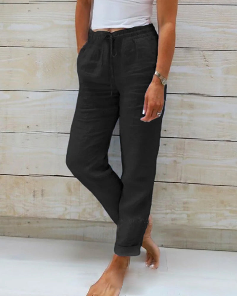 Margot — Relaxed Elastic Waist Pants