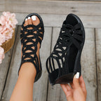 The Céleste — Sculpted Wedge Sandal