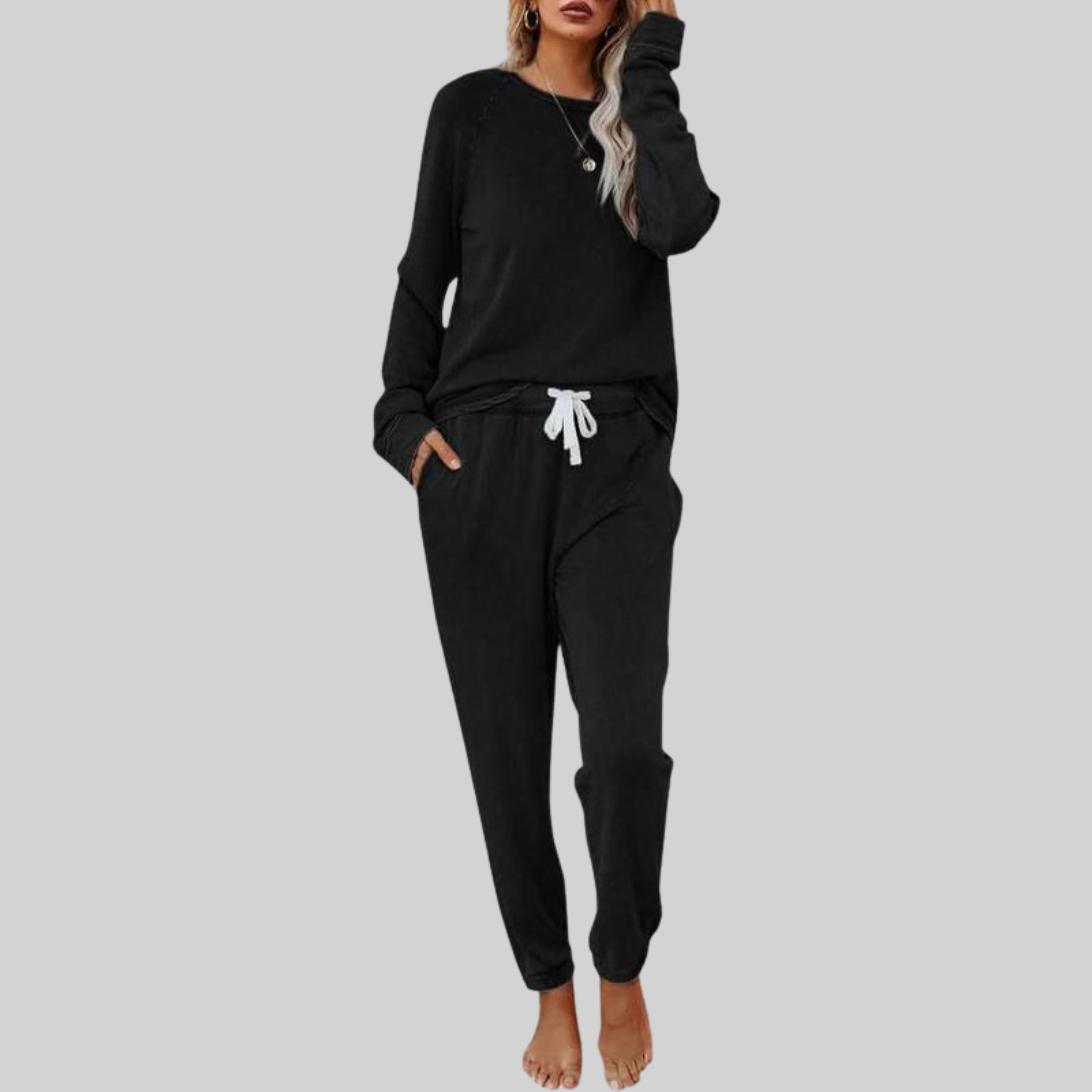 The Constance — Long-Sleeve Soft Lounge Set