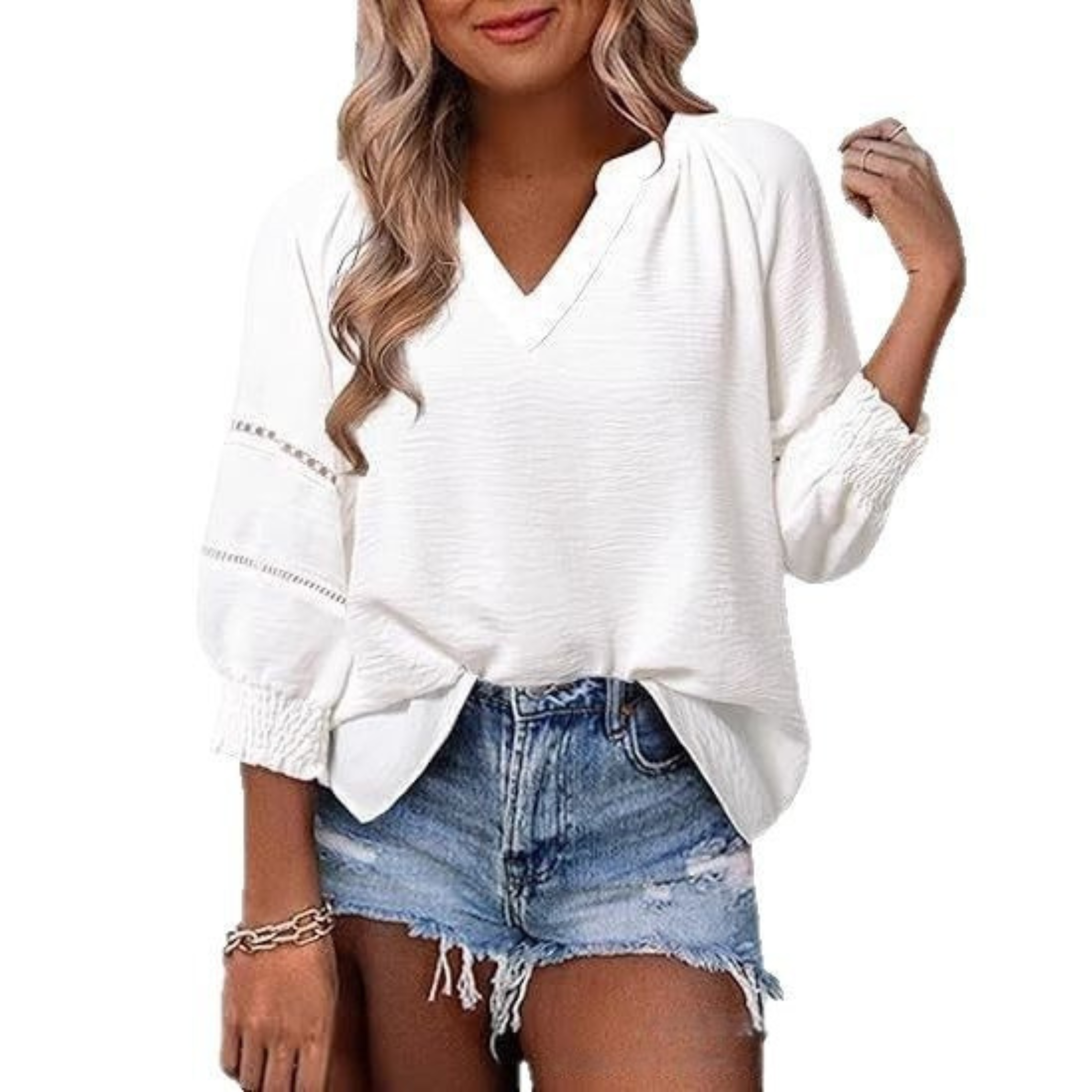 The Juliette — Lantern Sleeve Summer Blouse