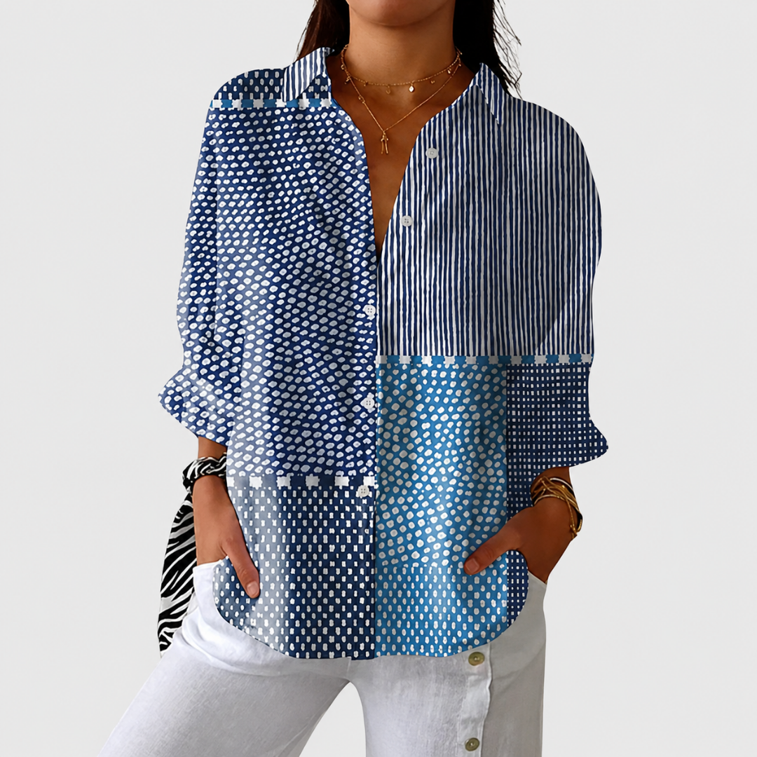 Gaelle — Elegant Everyday Button-Front Blouse