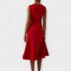 The Porto — Sleeveless Wrap Midi Dress