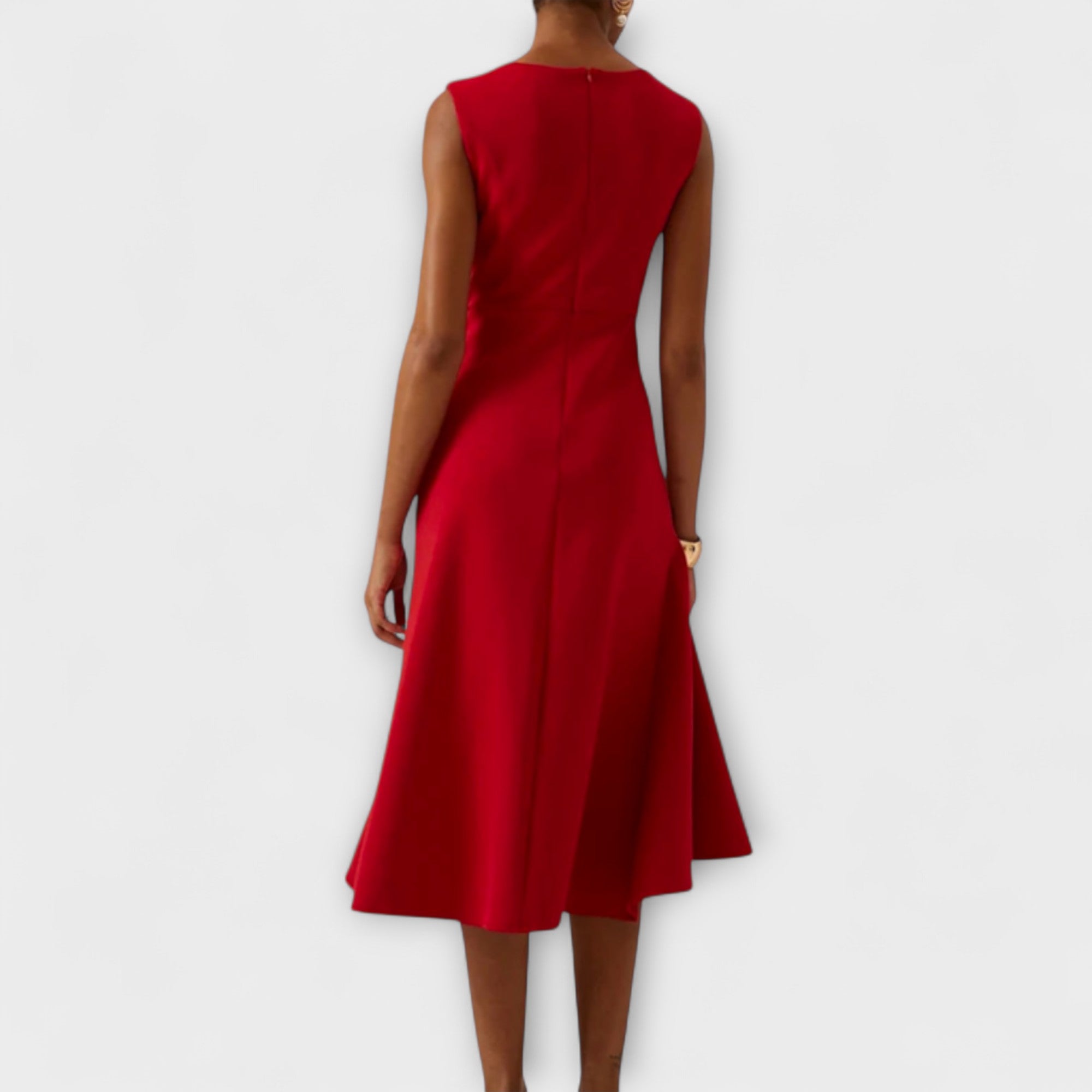 The Porto — Sleeveless Wrap Midi Dress