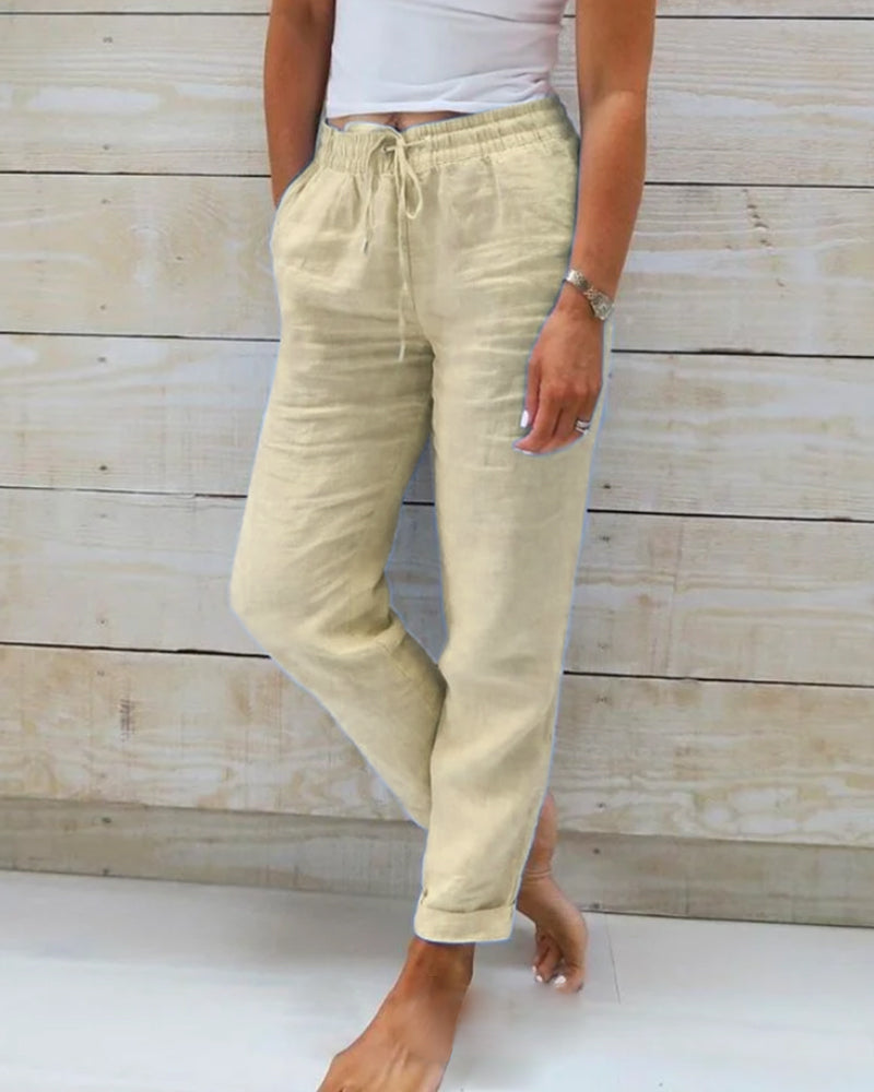Margot — Relaxed Elastic Waist Pants