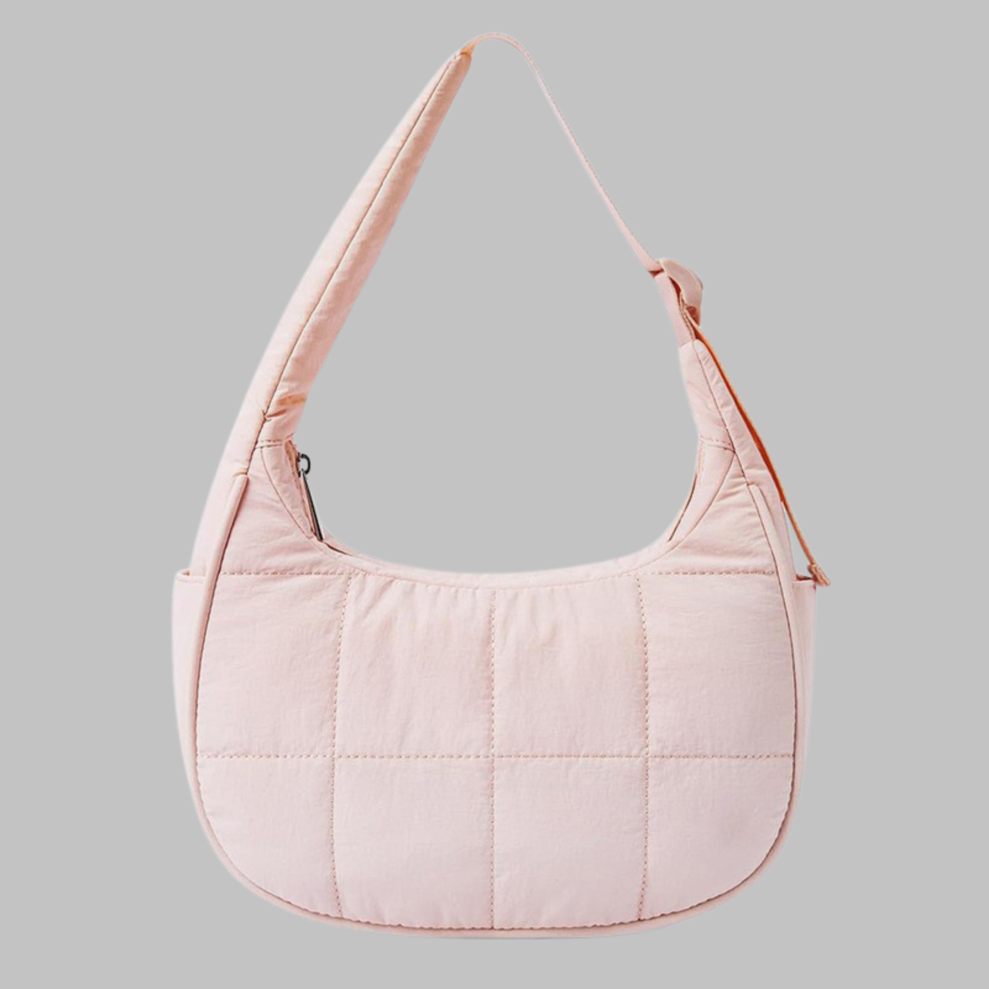 The Vivienne — Quilted Crescent Shoulder Bag
