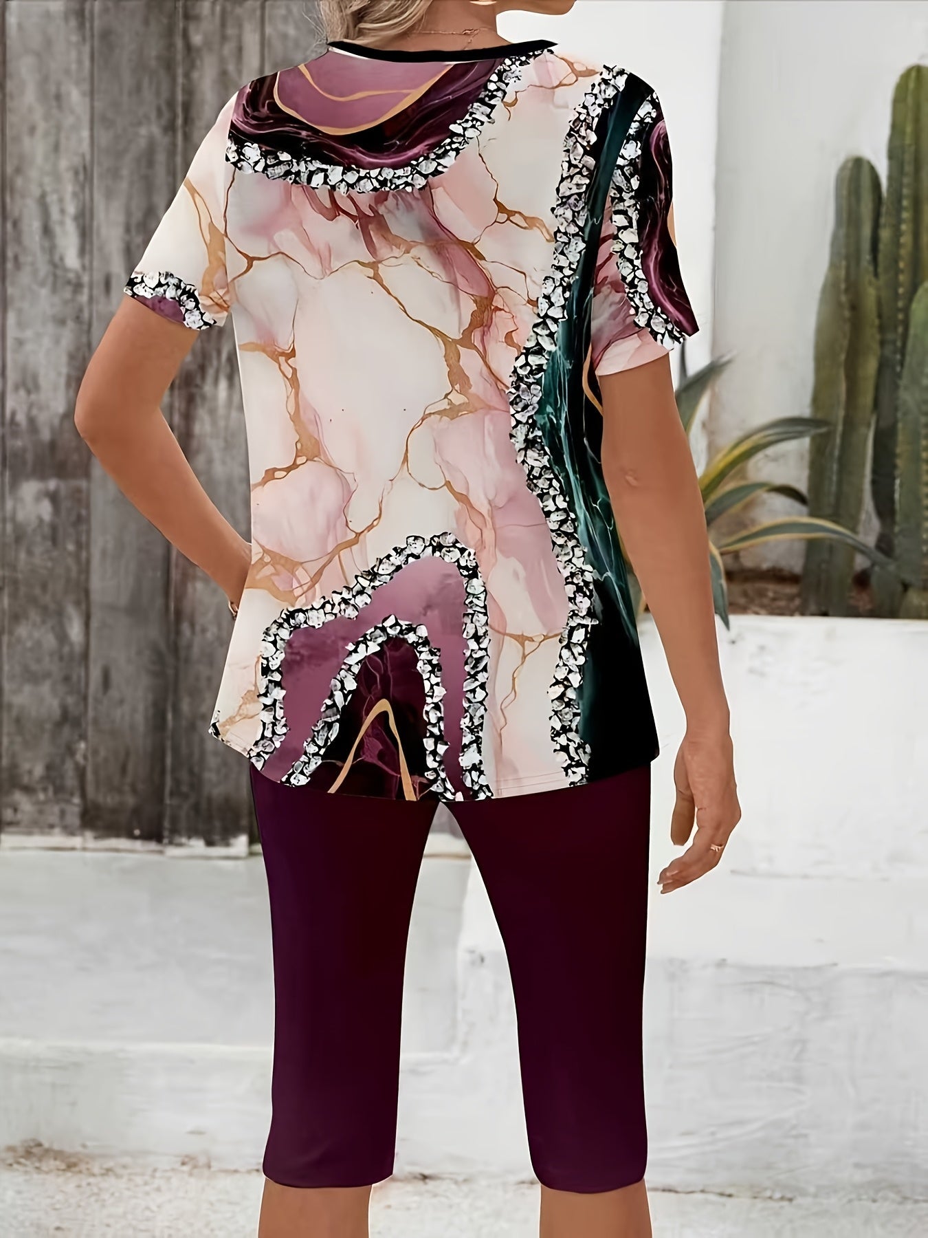 Emilie — Botanical 2 Piece Set Stretch