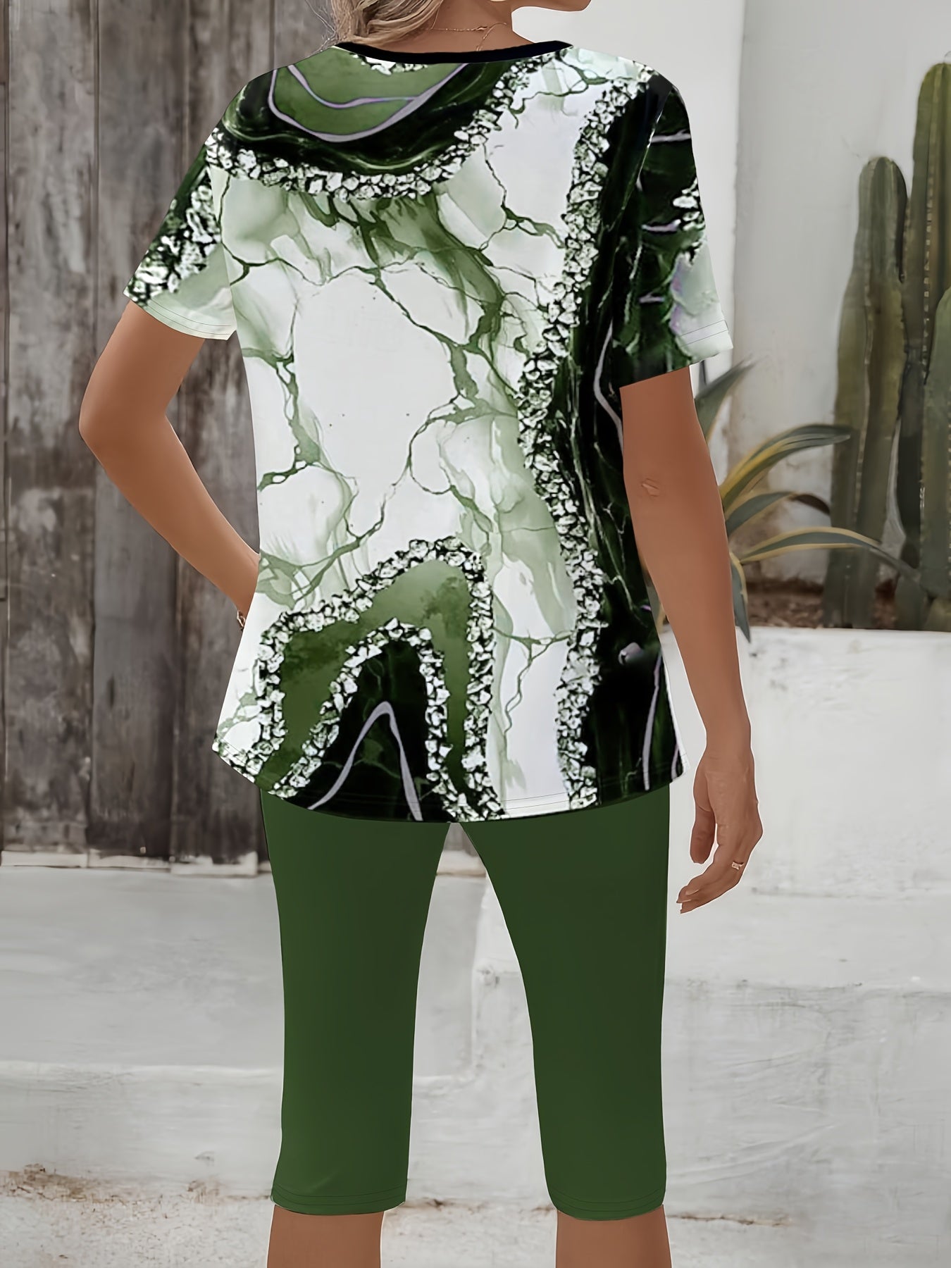 Emilie — Botanical 2 Piece Set Stretch