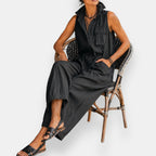 Anouk — Sleeveless Cargo Jumpsuit