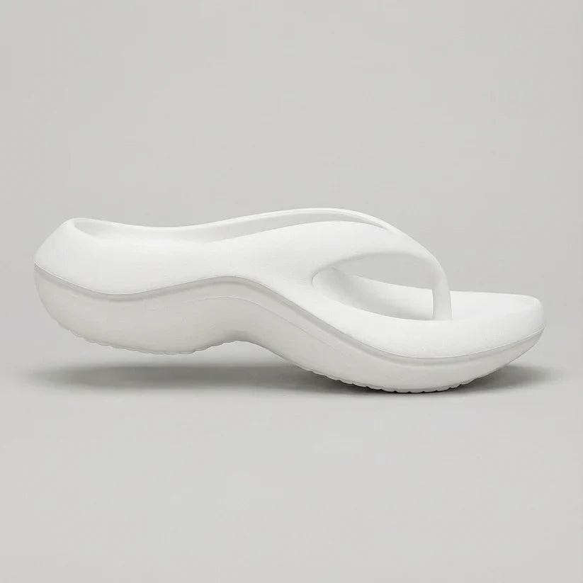 Seraphina — Soft Striped Summer Flip-Flops