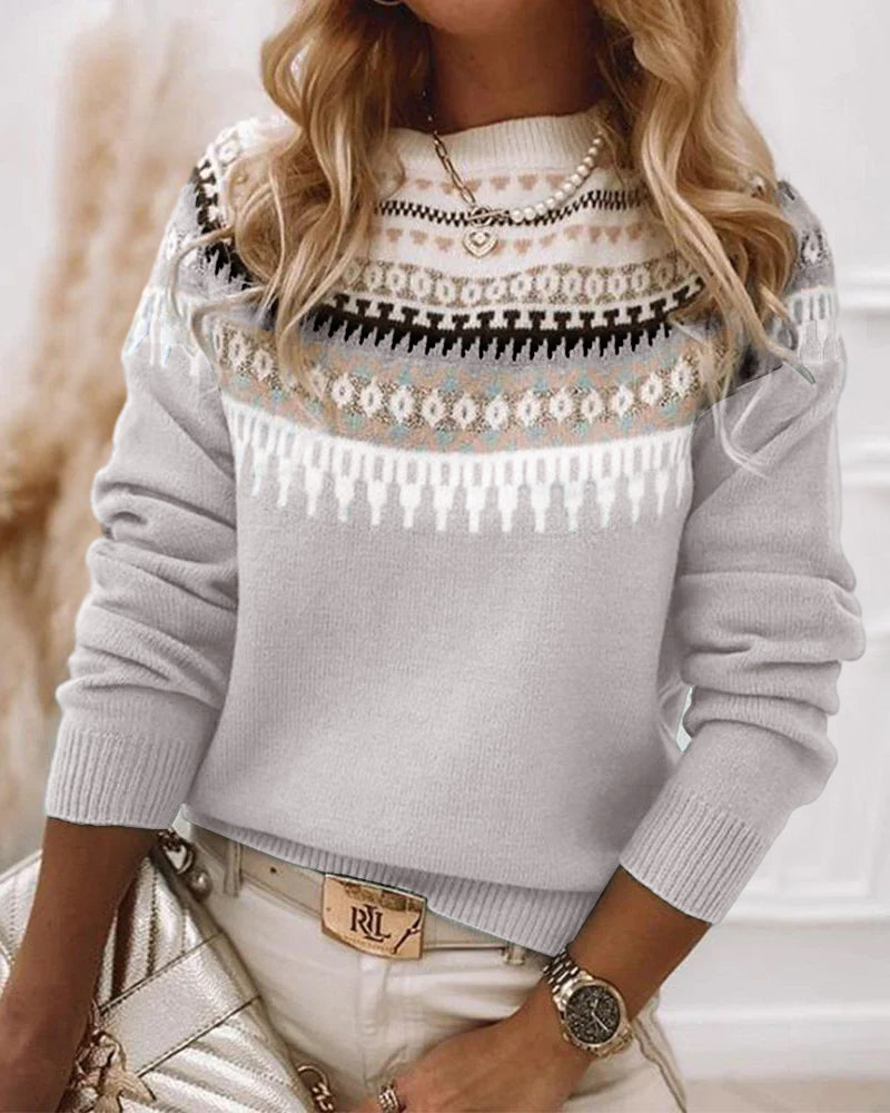 The Manon — Cozy Fair Isle Pullover