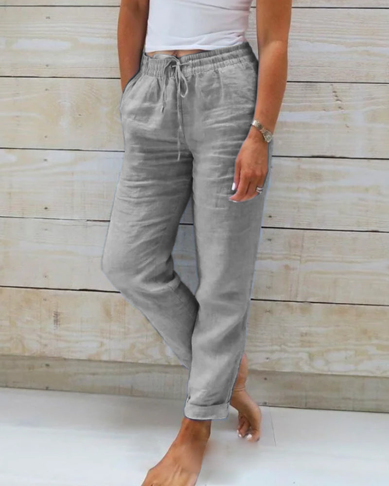 Margot — Relaxed Elastic Waist Pants
