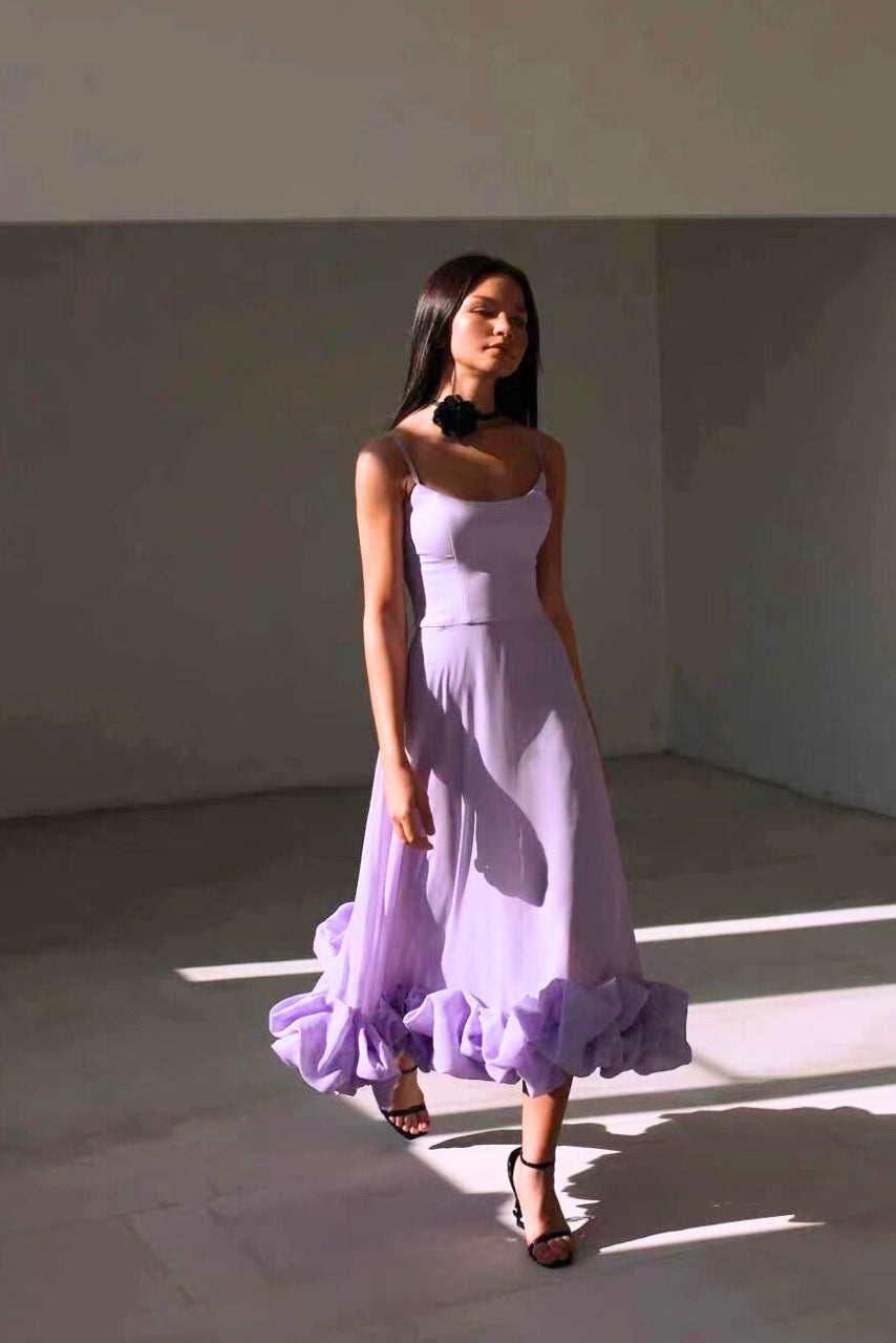 The Noémie — Vintage Floral Midi Dress