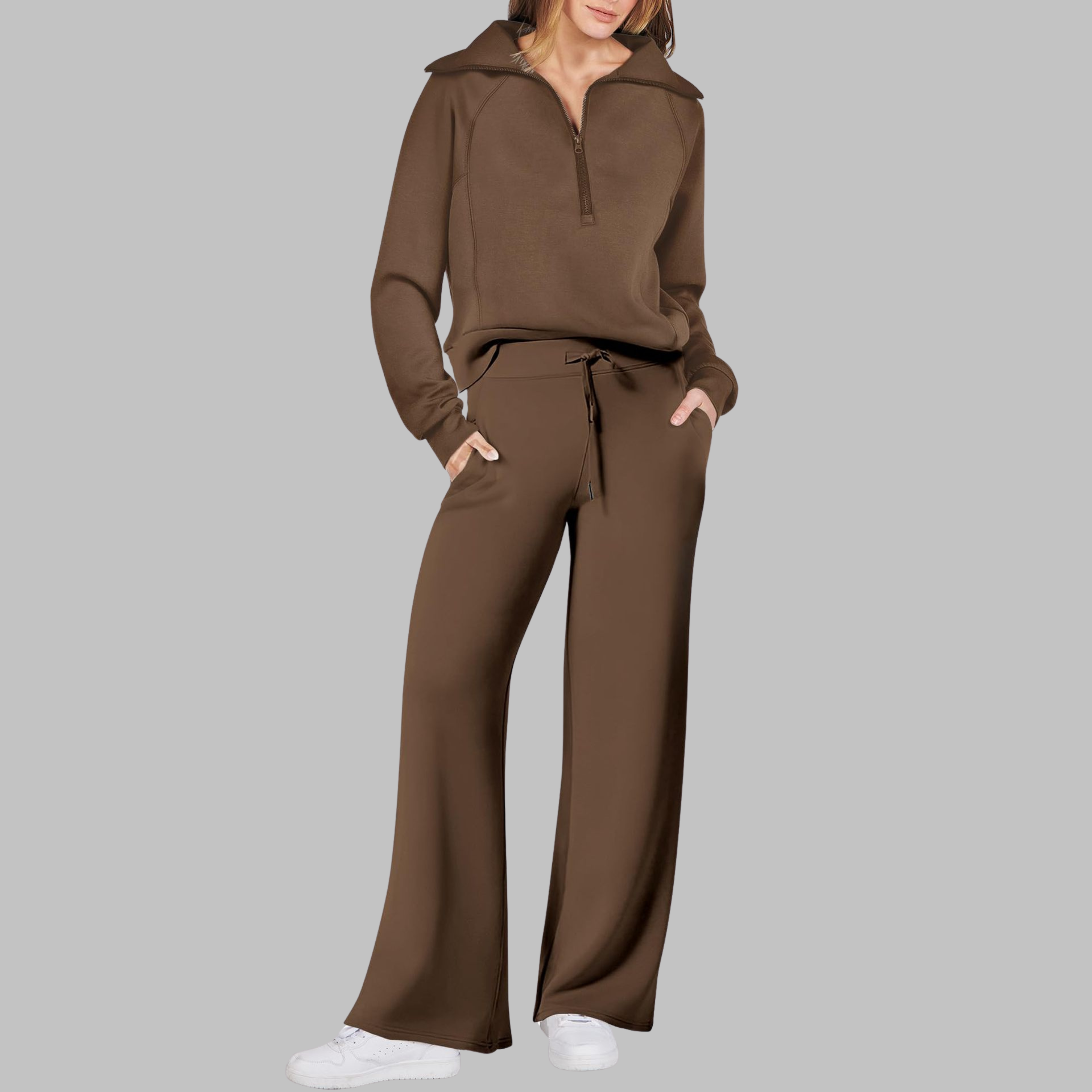 The Amelia — Brushed Sweatshirt Set