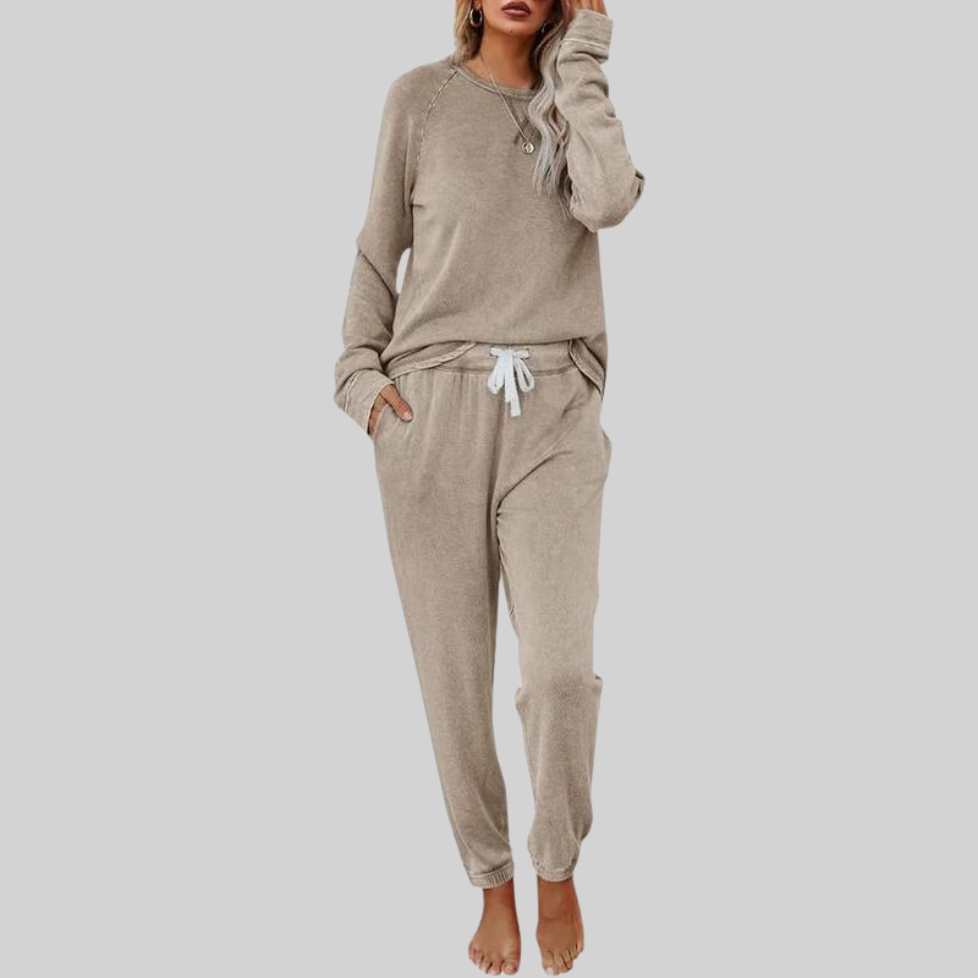 The Constance — Long-Sleeve Soft Lounge Set