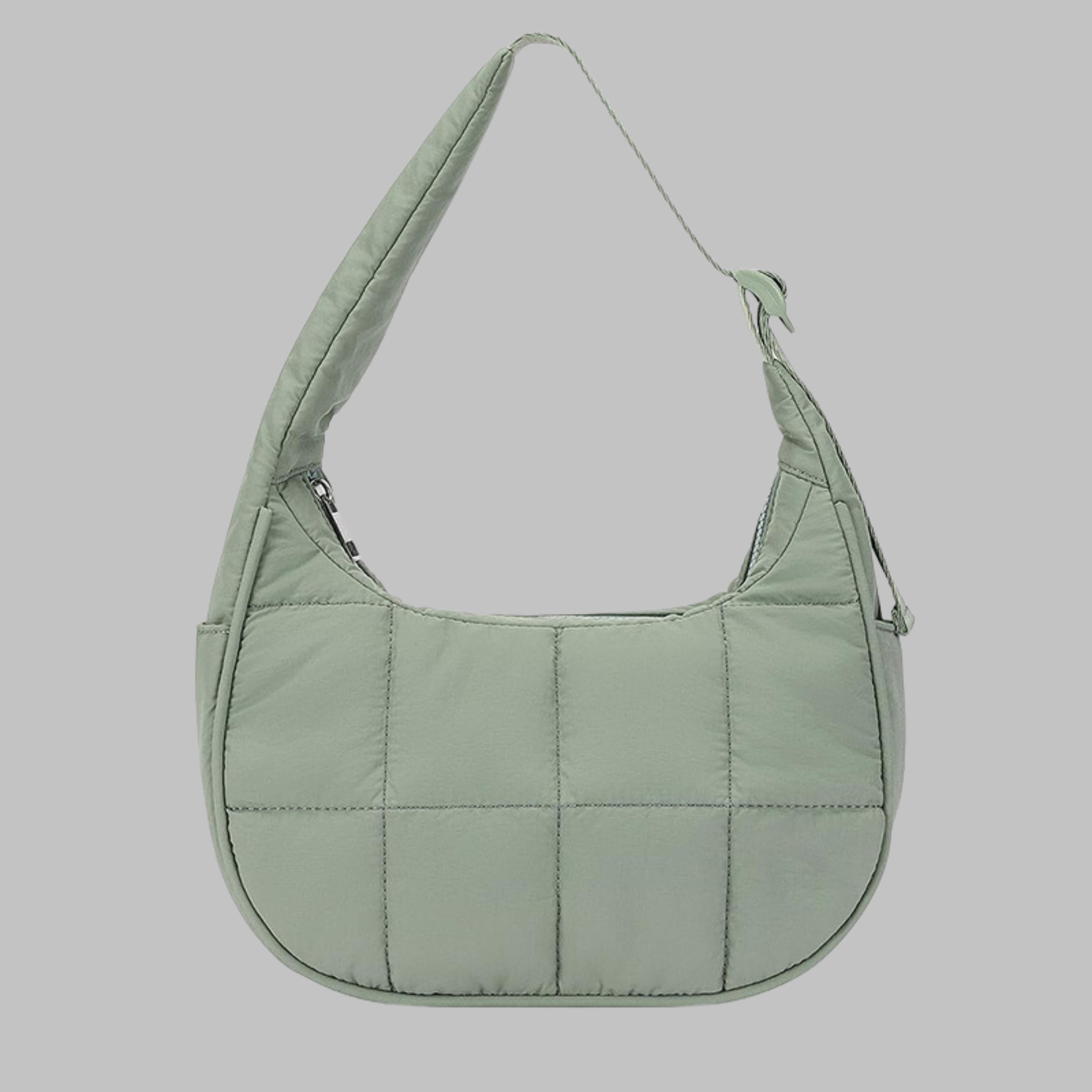 The Vivienne — Quilted Crescent Shoulder Bag