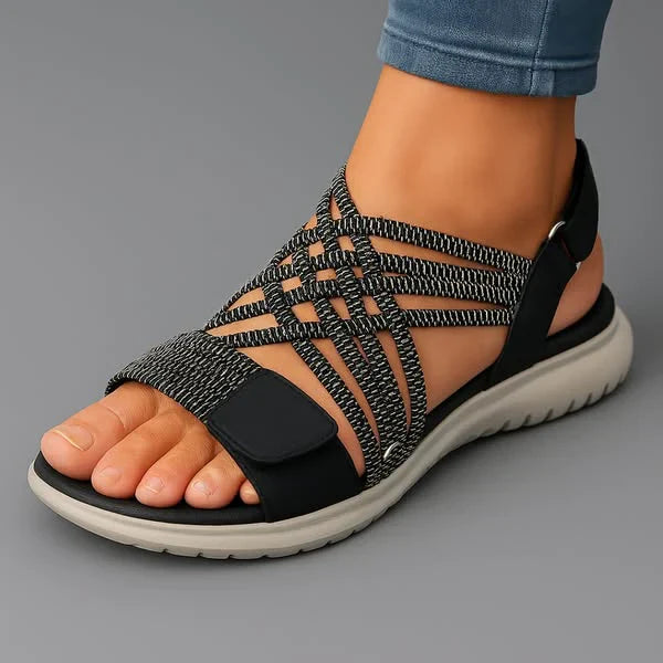 Juliette — Easy Cross-Strap Summer Sandals