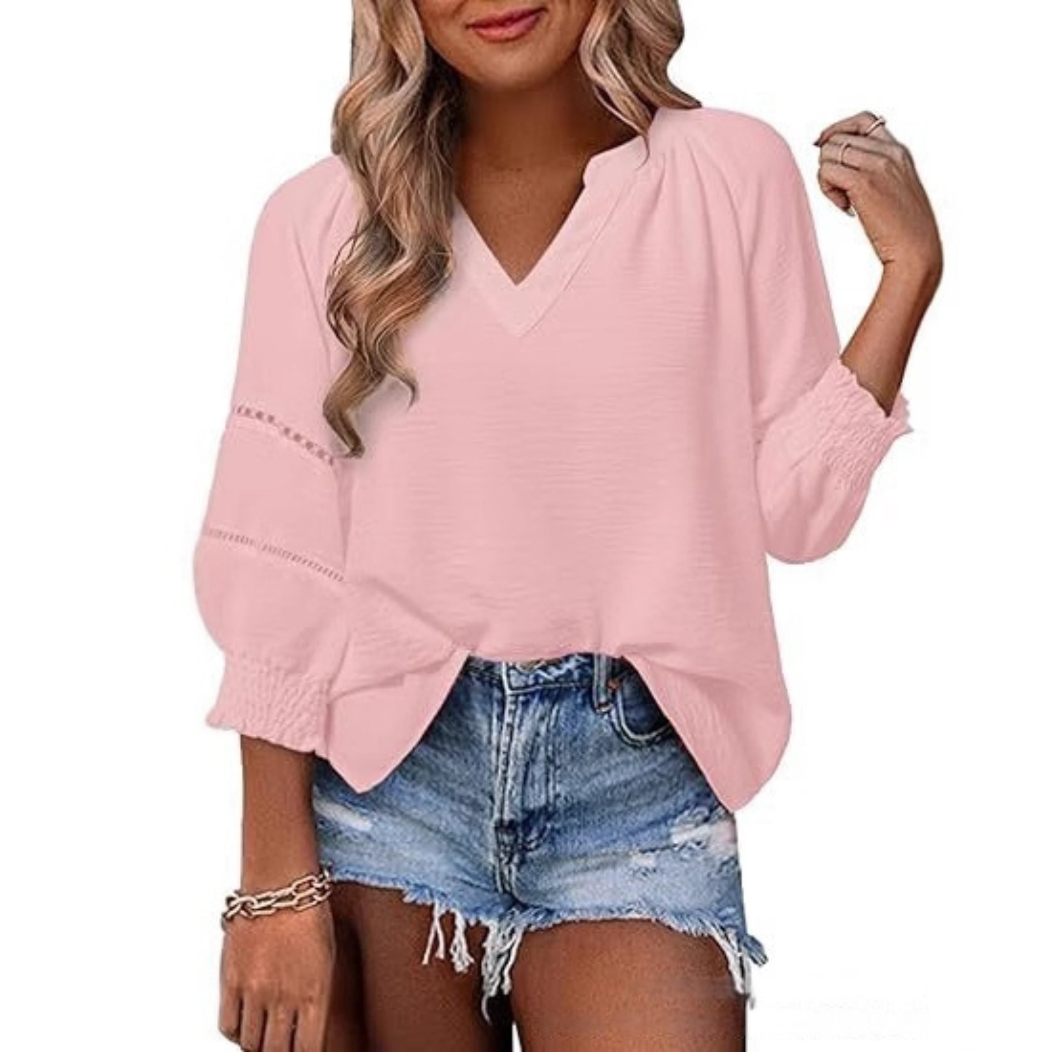 The Juliette — Lantern Sleeve Summer Blouse