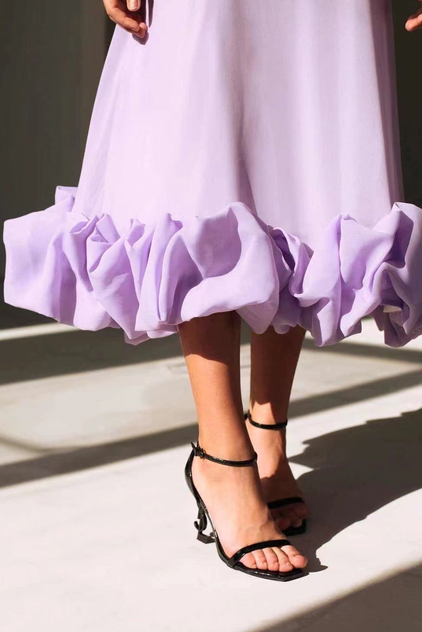 The Noémie — Vintage Floral Midi Dress
