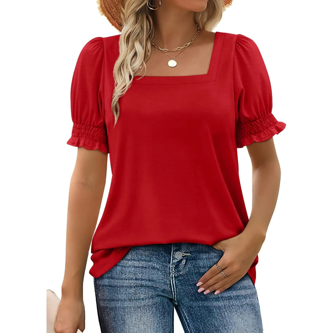 The Apolline — Ruffle Sleeve Summer Top